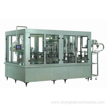 automatic liquid pet bottle filling labeling machine